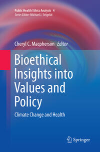 Vorderes Coverbild Bioethical Insights into Values and Policy
