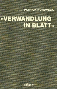 Vorderes Coverbild »Verwandlung in Blatt«