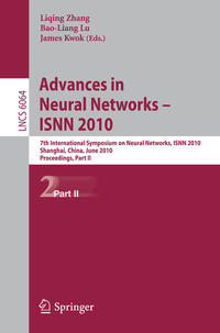 Vorderes Coverbild Advances in Neural Networks -- ISNN 2010