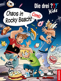 Vorderes Coverbild Die drei ??? Kids, Chaos in Rocky Beach!