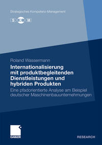 Vorderes Coverbild Internationalisierung mit produktbegleitenden Dienstleistungen und hybriden Produkten