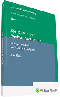 Vorderes Coverbild Sprache in der Rechtsanwendung
