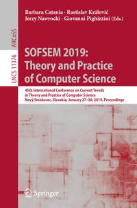 Vorderes Coverbild SOFSEM 2019: Theory and Practice of Computer Science