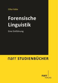 Vorderes Coverbild Forensische Linguistik