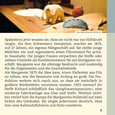Beispielinhalt (Bild) Margarete Steiff