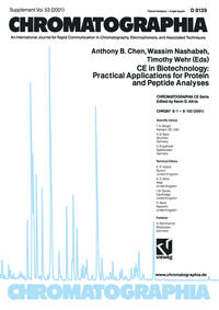 Vorderes Coverbild CE in Biotechnology: Practical Applications for Protein and Peptide Analyses