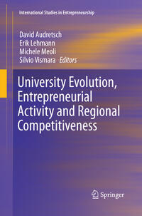 Vorderes Coverbild University Evolution, Entrepreneurial Activity and Regional Competitiveness