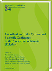 Vorderes Coverbild Contributions to the 23nd Annual Scientific Conference of the Association of Slavists (Polyslav)