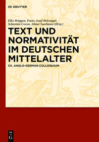 Vorderes Coverbild Text und Normativität im deutschen Mittelalter