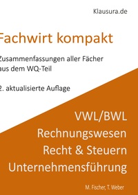 Vorderes Coverbild Zusammenfassung zur Prüfungsvorbereitung Fachwirt