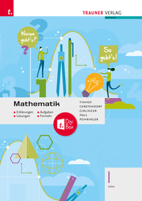 Vorderes Coverbild Mathematik I HAK + TRAUNER-DigiBox + E-Book plus - Erklärungen, Aufgaben, Lösungen, Formeln