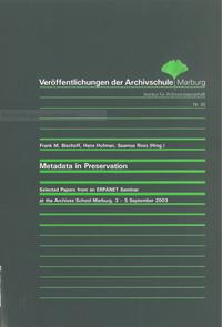 Vorderes Coverbild Metadata in Preservation