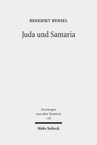 Vorderes Coverbild Juda und Samaria