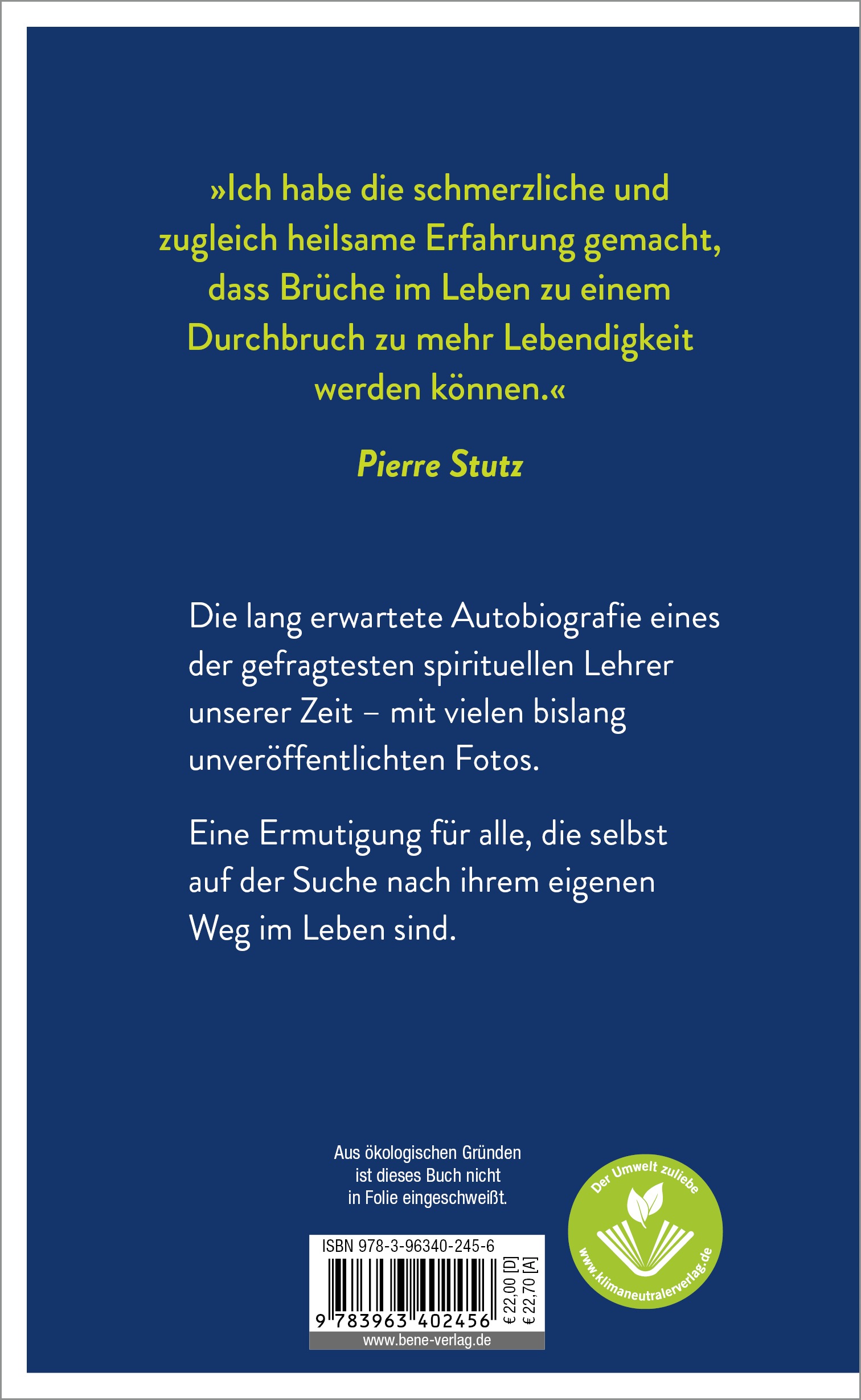 Rückseitencover Wie ich der wurde, den ich mag