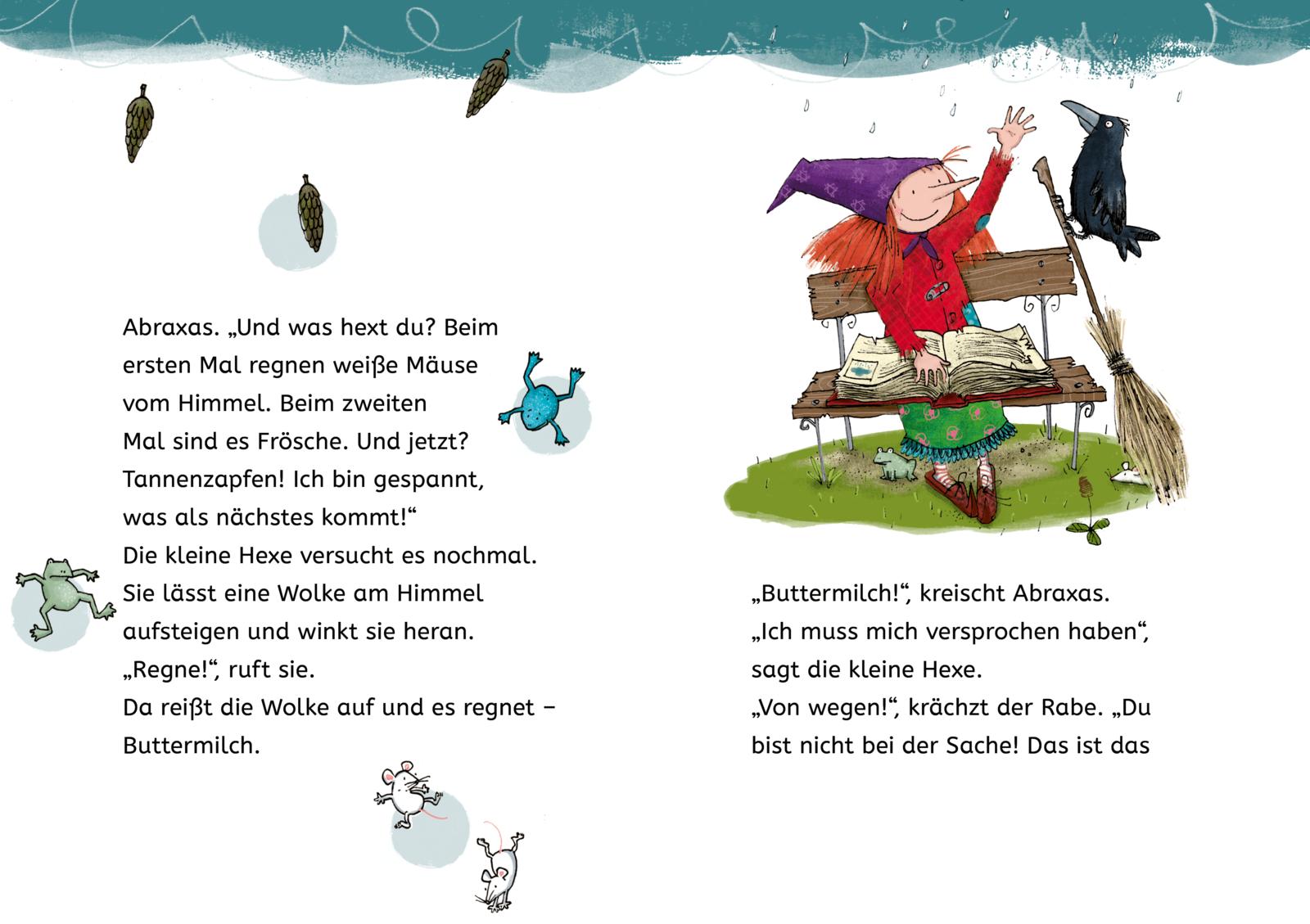 Beispielinhalt (Bild) Kleine Lesehelden: Die kleine Hexe