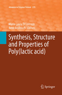 Vorderes Coverbild Synthesis, Structure and Properties of Poly(lactic acid)