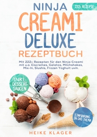 Vorderes Coverbild Ninja Creami Deluxe Rezeptbuch