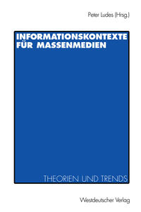 Vorderes Coverbild Informationskontexte für Massenmedien