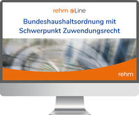 Vorderes Coverbild Bundeshaushaltsordnung mit Schwerpunkt Zuwendungsrecht online