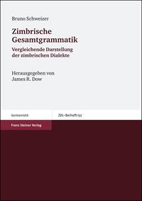 Vorderes Coverbild Zimbrische Gesamtgrammatik