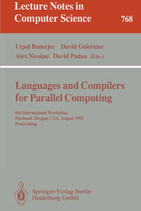 Vorderes Coverbild Languages and Compilers for Parallel Computing