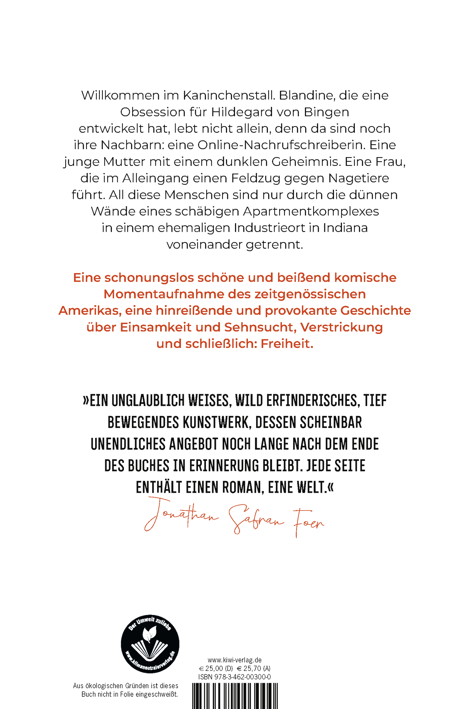Rückseitencover Der Kaninchenstall