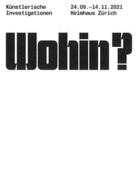 Vorderes Coverbild Wohin?