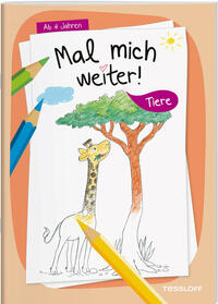 Vorderes Coverbild Mal mich weiter. Tiere