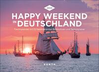 Vorderes Coverbild Happy Weekend in Deutschland - KUNTH Tischkalender 2024