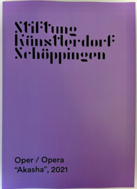 Vorderes Coverbild Oper "Akasha", 2021