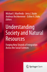 Vorderes Coverbild Understanding Society and Natural Resources
