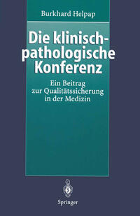 Vorderes Coverbild Die klinisch-pathologische Konferenz