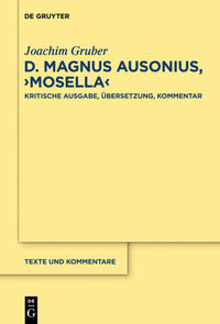 Vorderes Coverbild D. Magnus Ausonius, "Mosella"