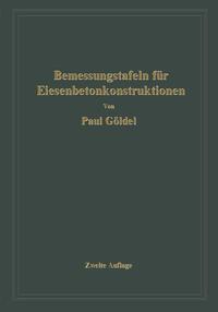 Vorderes Coverbild Bemessungstafeln für Eisenbetonkonstruktionen
