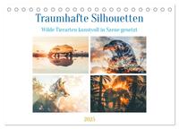 Vorderes Coverbild Traumhafte Silhouetten (Tischkalender 2025 DIN A5 quer), CALVENDO Monatskalender