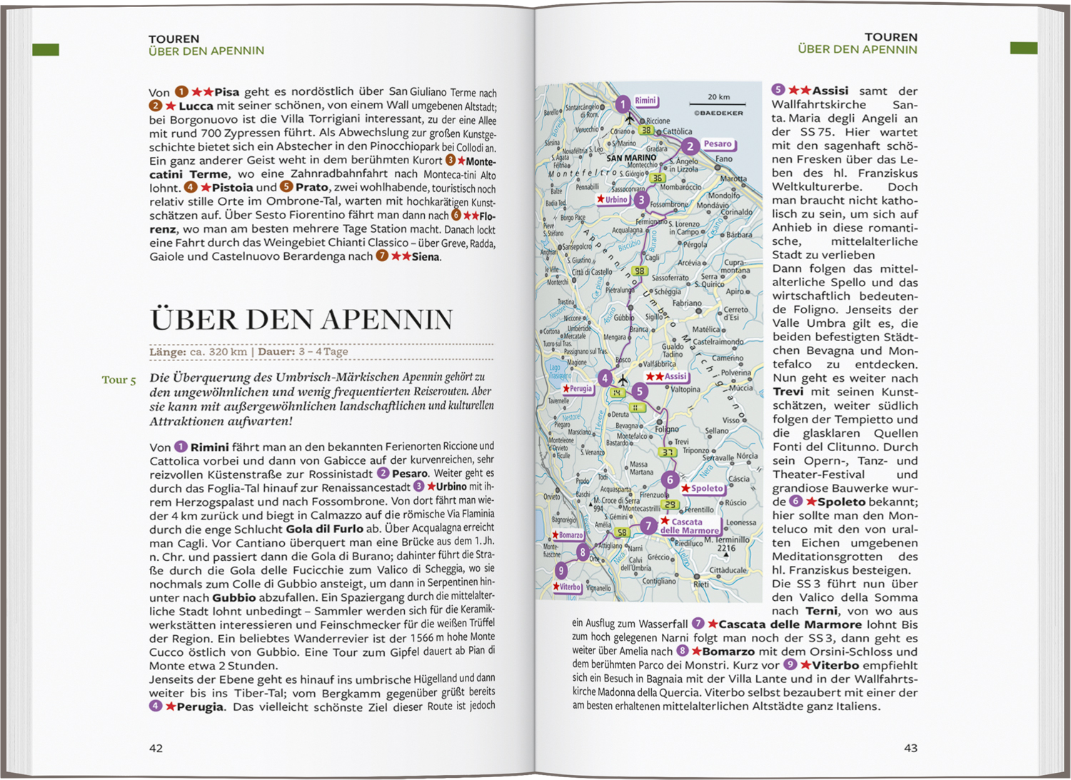 Beispielinhalt (Bild) Baedeker Reiseführer Italien