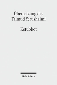 Vorderes Coverbild Übersetzung des Talmud Yerushalmi