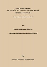 Vorderes Coverbild Das Verhalten von Silikasteinen im Siemens-Martin-Ofengewölbe