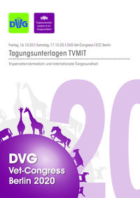 Vorderes Coverbild DVG-Vet-Congress 2020, 15. – 17. Oktober 2020