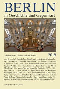 Vorderes Coverbild Berlin in Geschichte und Gegenwart