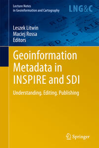 Vorderes Coverbild Geoinformation Metadata in INSPIRE and SDI