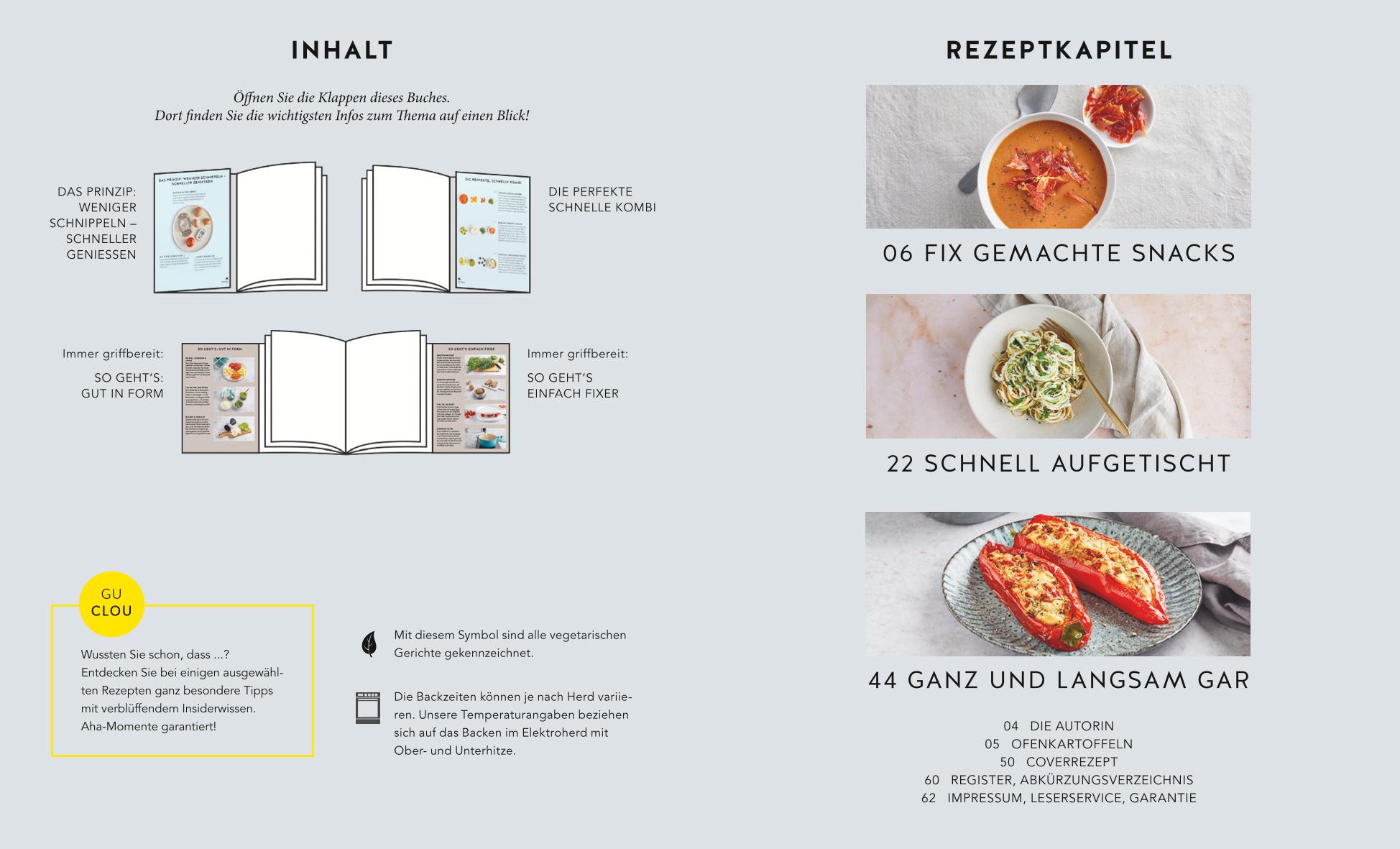 Beispielinhalt (Bild) Wenig schnippeln, schneller kochen