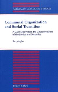 Vorderes Coverbild Communal Organization and Social Transition