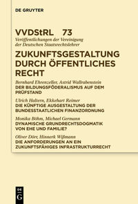 Vorderes Coverbild Zukunftsgestaltung durch Öffentliches Recht