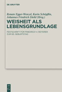 Vorderes Coverbild Weisheit als Lebensgrundlage