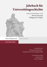 Vorderes Coverbild Jahrbuch für Universitätsgeschichte 23 (2020)
