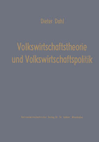Vorderes Coverbild Volkswirtschaftstheorie und Volkswirtschaftspolitik
