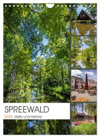 Vorderes Coverbild SPREEWALD Idylle und Historie (Wandkalender 2025 DIN A4 hoch), CALVENDO Monatskalender