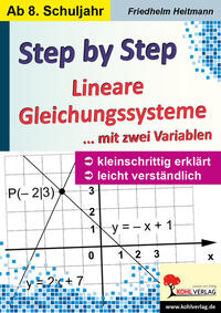 Vorderes Coverbild Step by Step / Lineare Gleichungssysteme mit zwei Variablen