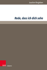 Vorderes Coverbild Rede, dass ich dich sehe